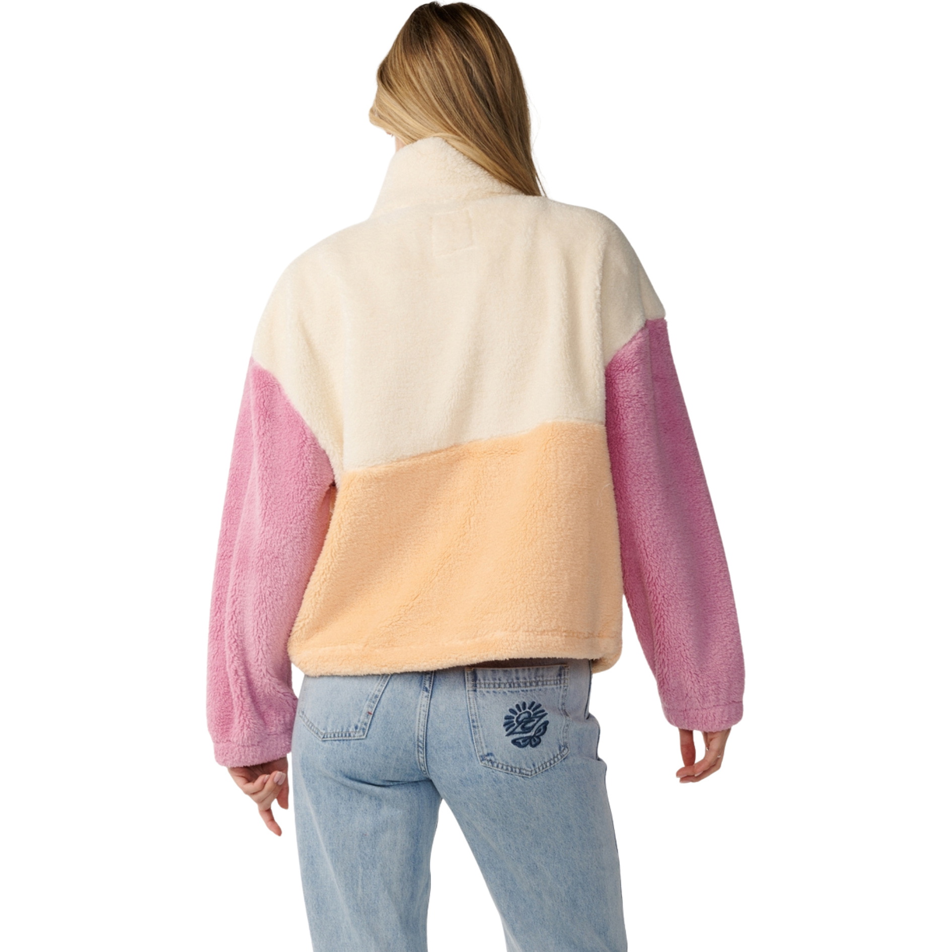 2026 Rip Curl Womens Surf Revival Heritage Polar Zip Thru Fleece 0D6WFL - Shell